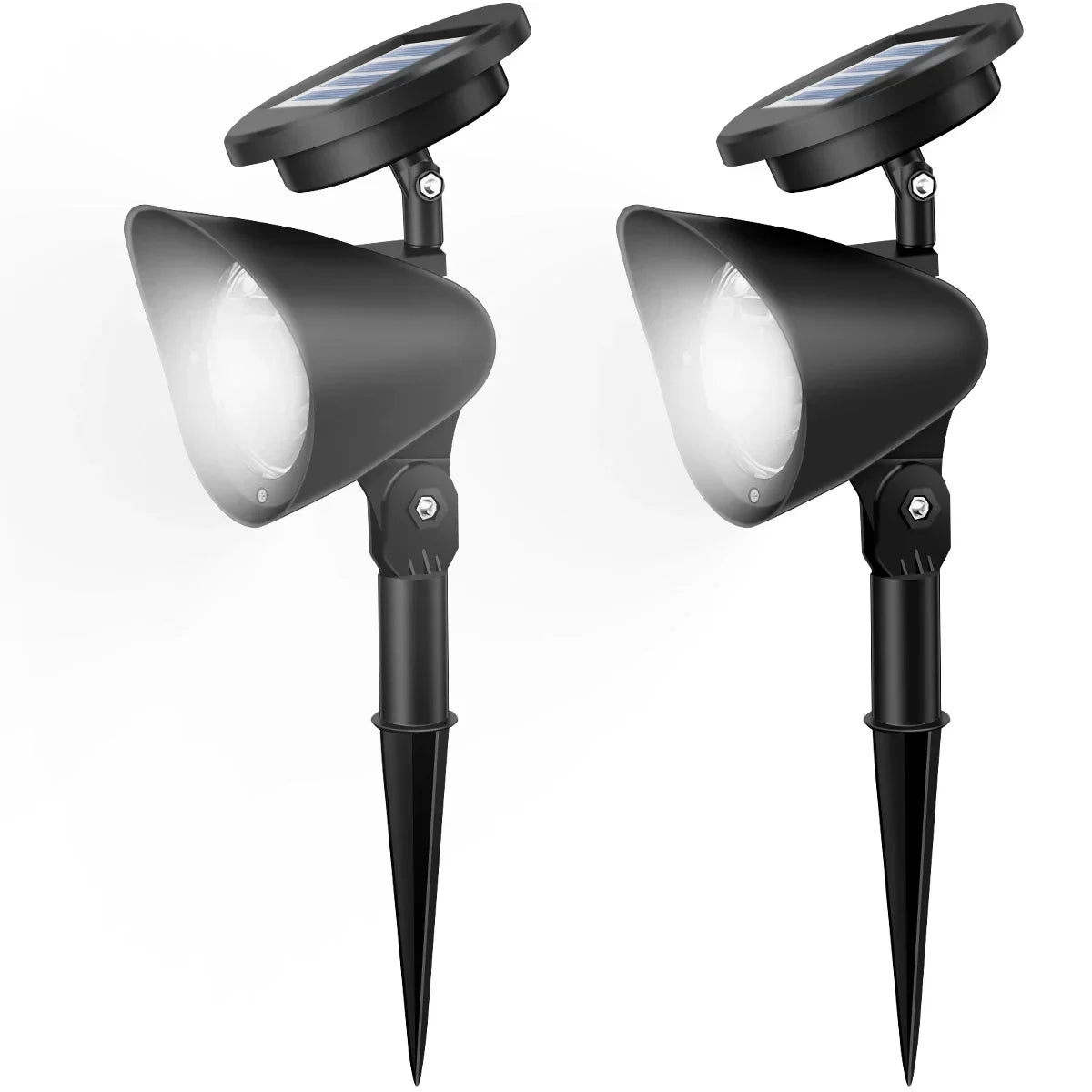 SolarBeam | Solar LED Strahler | 360° Beleuchtung für Garten & Wege | IP65 Wetterfest