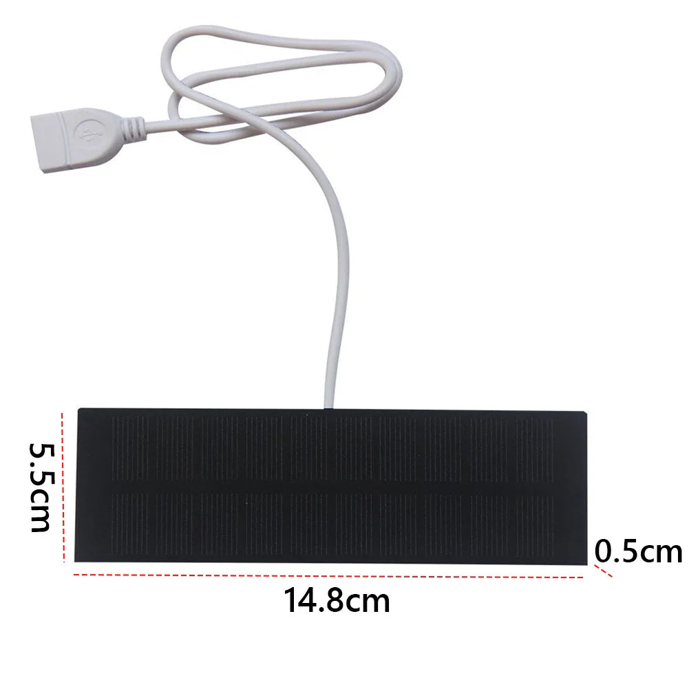 SunPower Mini | USB-Solarpanel | 1 W | Kompakt & Wasserdicht | Für Outdoor & Notstrom