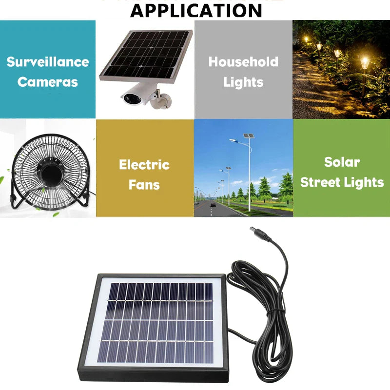 SunVolt 5W 12V Solar Ladepanel | Kompakt & Wasserdicht | Vielseitig Einsetzbar