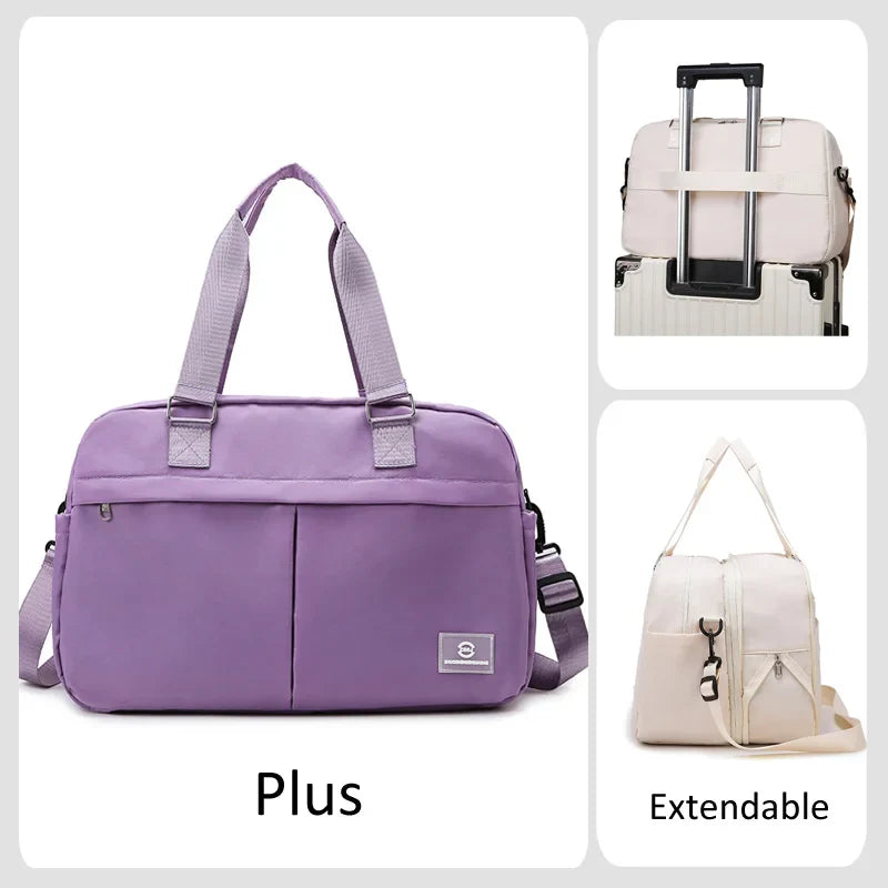 LuganoFlex Travel Bag | Erweiterbar & Flexibel | Geräumig & Stilvoll | Wasserabweisend