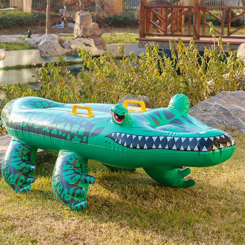 AquaBeast | Krokodil-Schwimmtier | Realistisches Design | Robustes PVC-Material