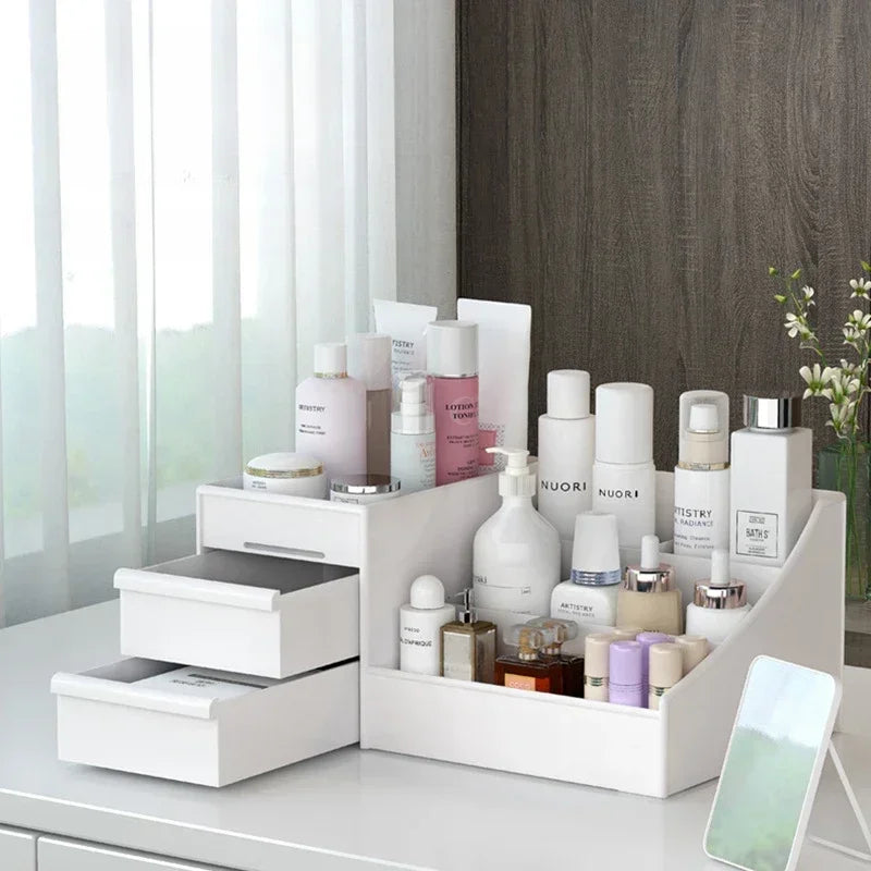 Beautiva | Kosmetik-Organizer | Kompakt & Rollbar | Viel Stauraum