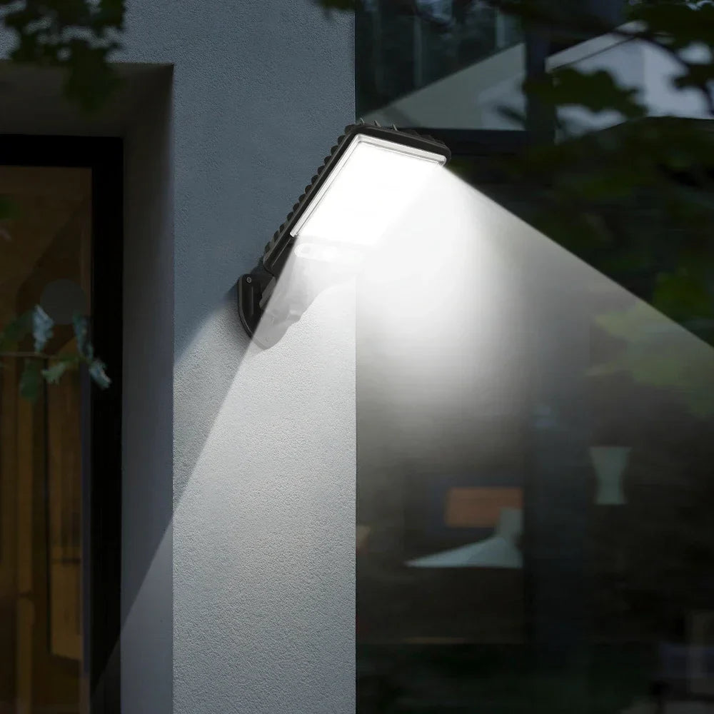 LumenBright SolarMotion | Bewegungssensor | 3 Lichtmodi | Wetterfest | Fernbedienung