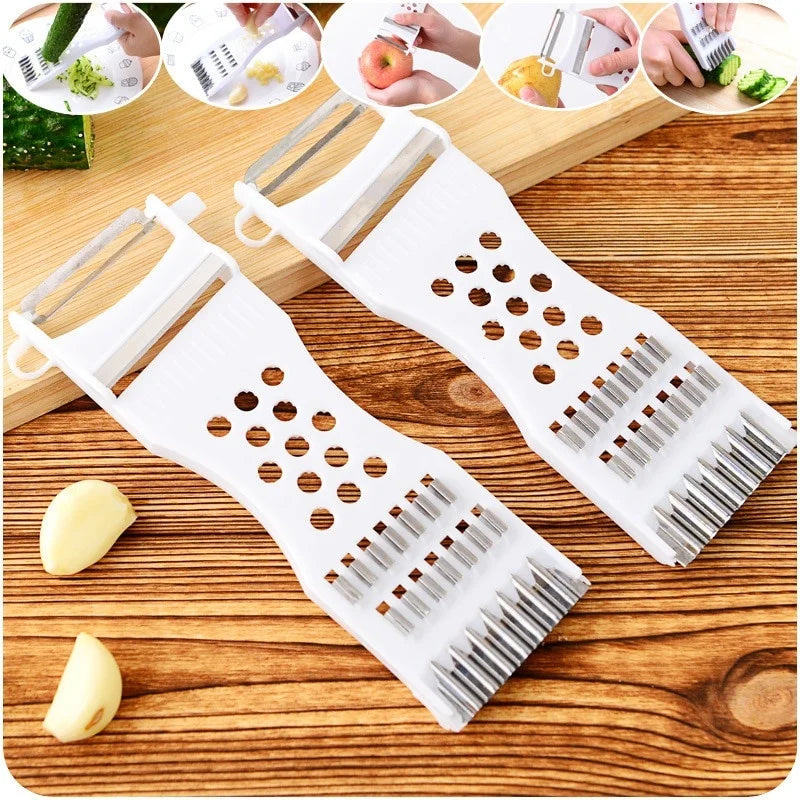 PeelMate Multischäler | 5-in-1 Küchenhelfer | Edelstahlklinge & Ergonomisch | Spülmaschinenfest