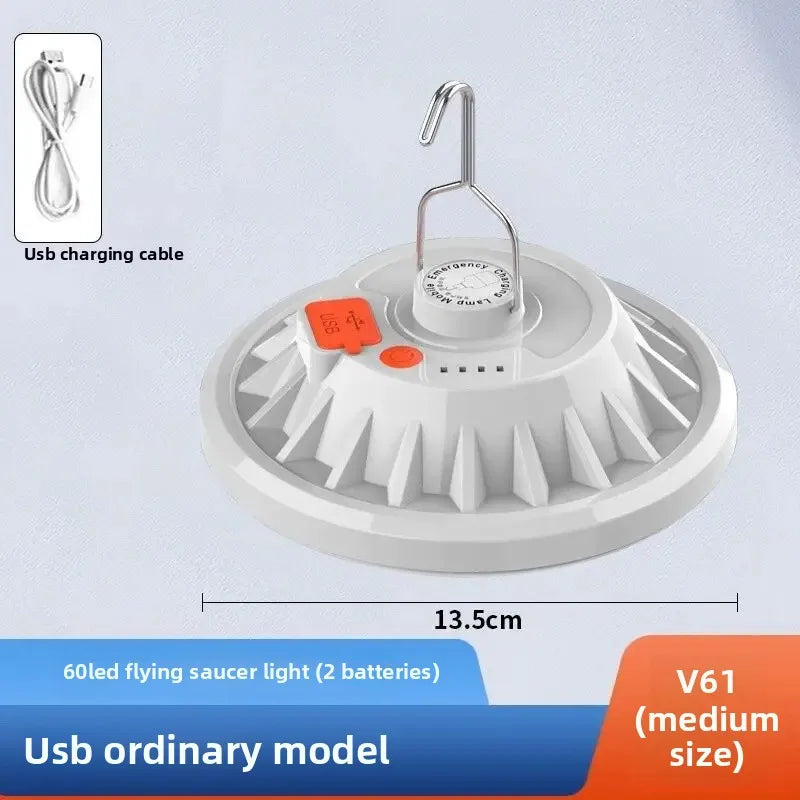 LumaSphere Solar LED Hängelampe | Tragbar & Wiederaufladbar | Mit Fernbedienung