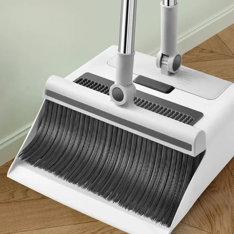 FlexiSweep | 3-in-1 Kehrset | Ergonomisch & Anti-Haar | Platzsparend & Effizient
