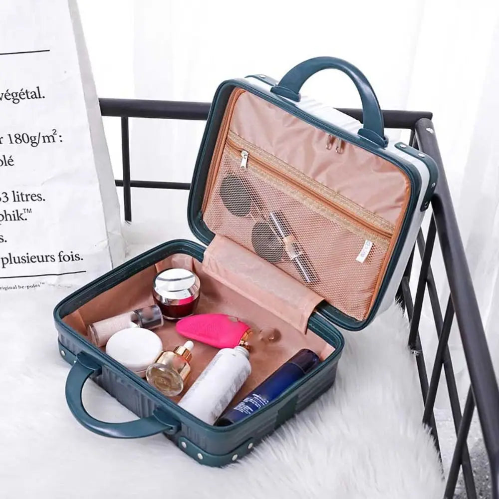 TravelMate Mini-Koffer | Kompakt & Robustes Design | Perfekt für Reisen & Kosmetik