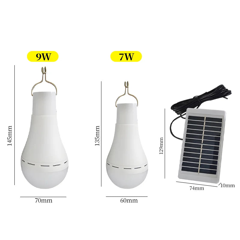 EcoLite Solar Campingleuchte | USB & Solar | Wasserdicht & Tragbar | Mit Fernbedienung