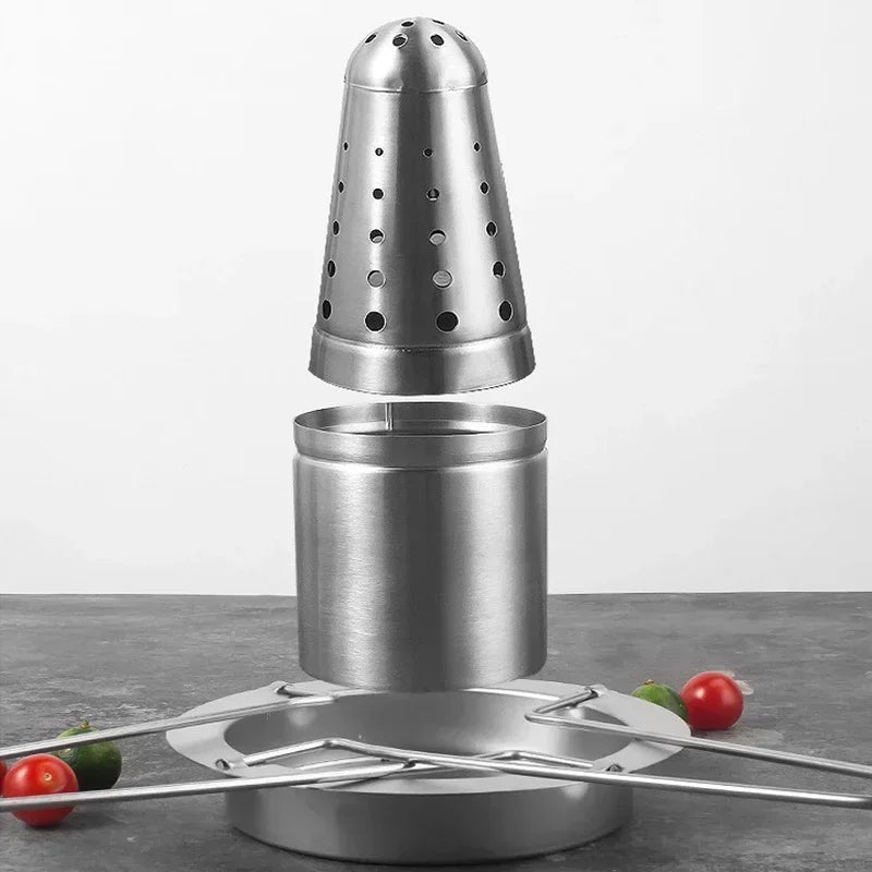 GrillMasterPro | Grillgabel Set | Rostfreier Edelstahl | Kompakt & Abnehmbar