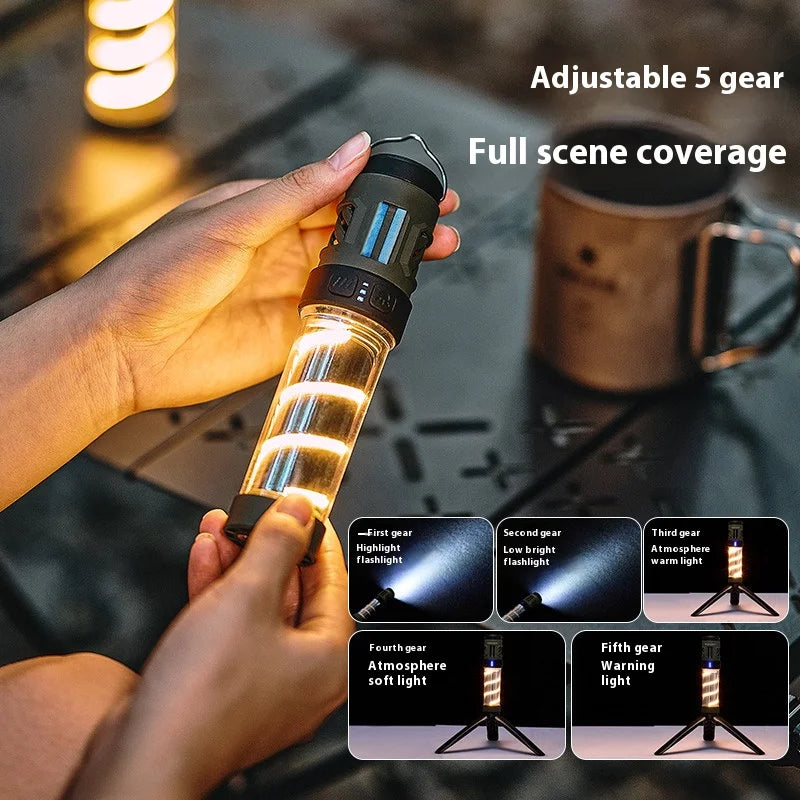 LumoTrek MultiLamp | Campinglampe mit Mückenschutz | Wiederaufladbar | Kompakt
