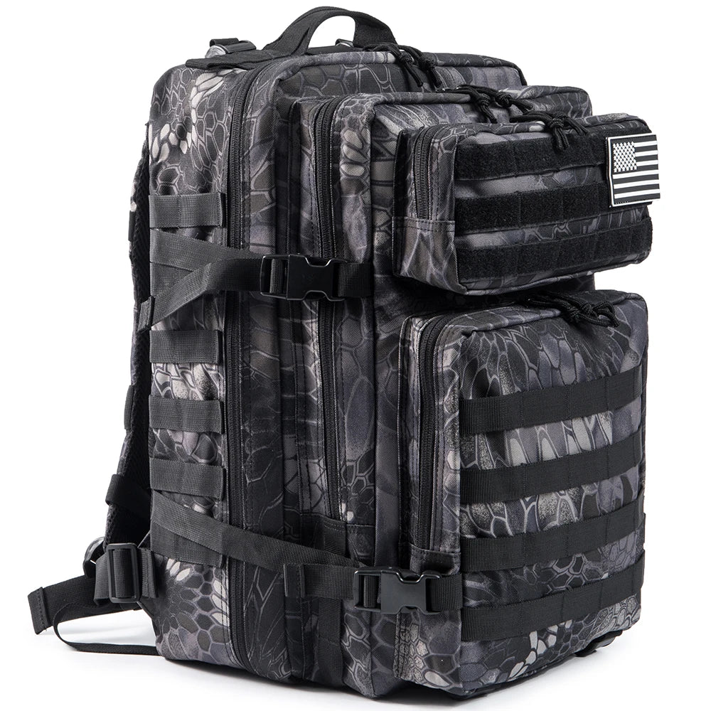 AdventurePro 45L Rucksack | Robustes Design | Molle-System | Komfortables Tragesystem