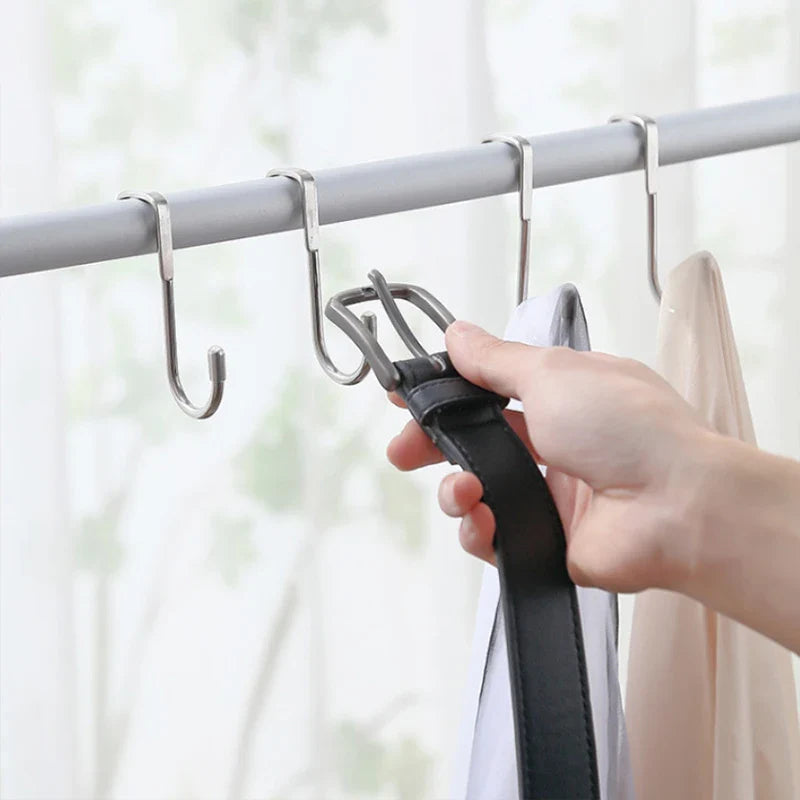 EasyHook Doppelhaken | Edelstahl 304 | Für Schranktüren | Ohne Bohren