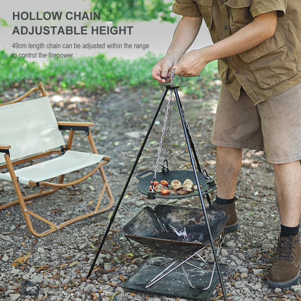 CampChef | Tripod Kochgestell | Höhenverstellbar, Leicht & Multifunktional | Für Outdoor-Abenteuer