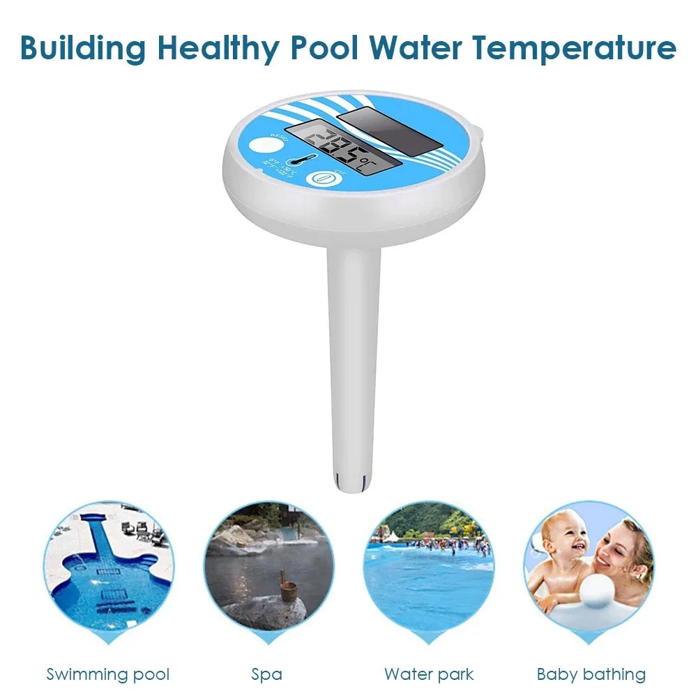 Aquadia Poolthermometer | Schwimmend & Robust | Exakte Temperaturanzeige | Für Pool & Whirlpool