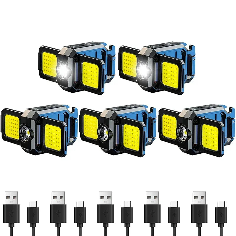 TorchKey Mini Taschenlampe | 1000 Lumen | Magnetfuß & USB-C | Schlüsselanhänger-Format