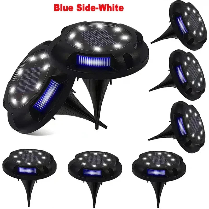 GlowPath SolarLight | 12 LEDs | Automatischer Lichtsensor | Wetterfest & Robust