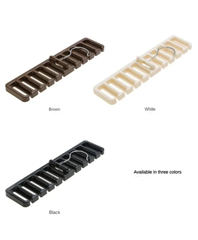 Stylao Gürtel- & Schal-Organizer | Drehbar & Platzsparend | Multifunktional für Accessoires
