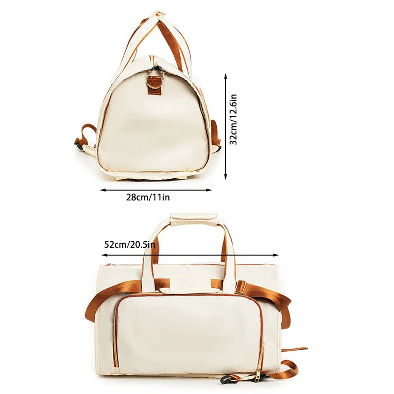 Glissaro TravelPro | 3-in-1 Reisetasche | Kleidersack & Rucksack | 53 L