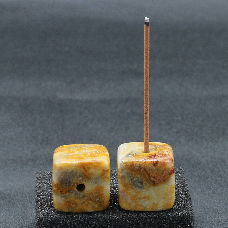StoneAura Incense Holder | Edler Räucherstäbchenhalter aus Naturstein | Heilige Energie für dein Zuhause