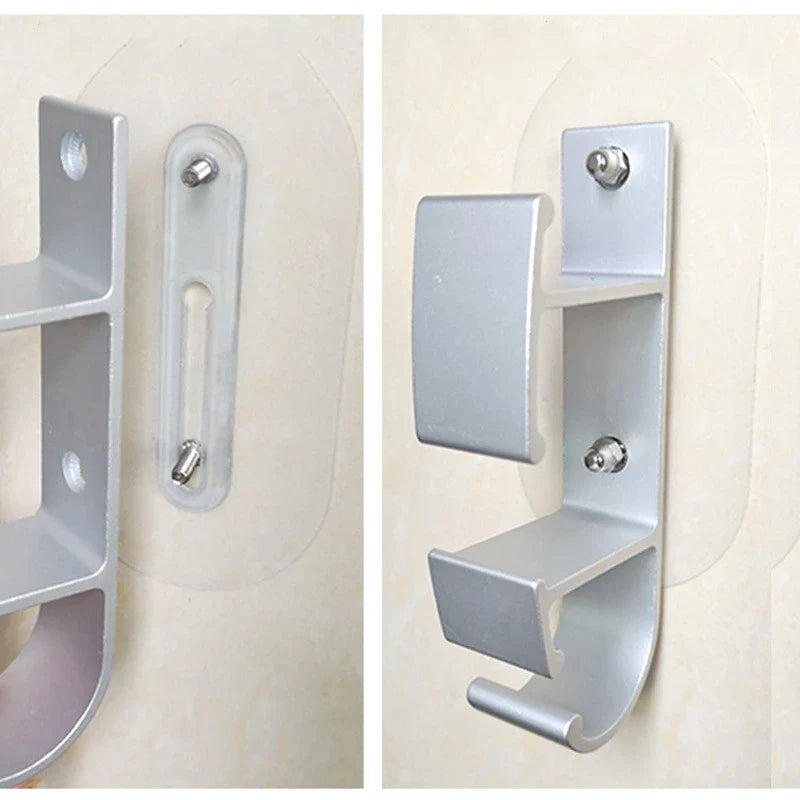 FixPro DuoHook | Transparente Wandhaken | Starke Haftkraft | Doppeldübel-System | 2er-Set