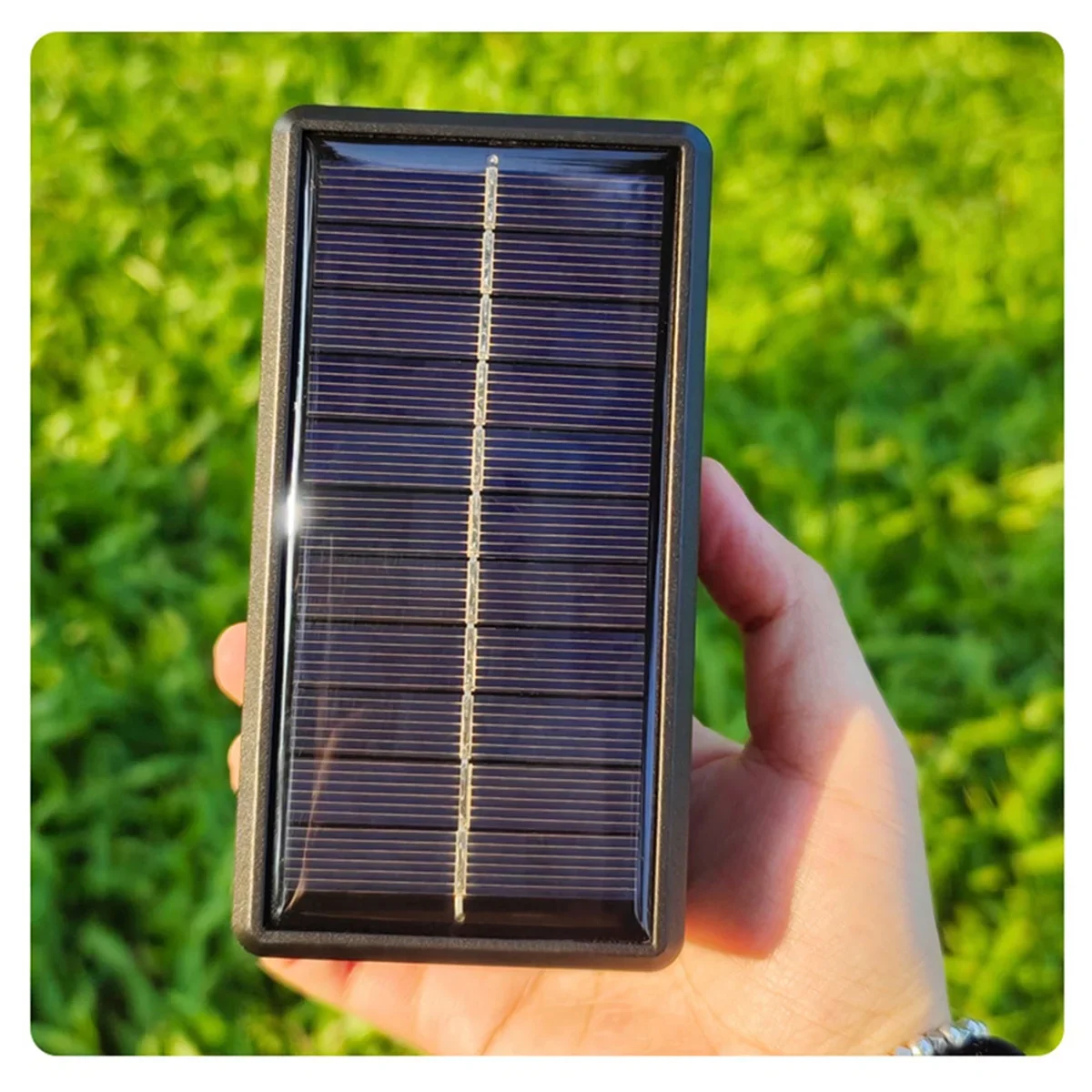 PowerSun | Solar Akku-Ladegerät | 3-in-1 | Solarbetrieb