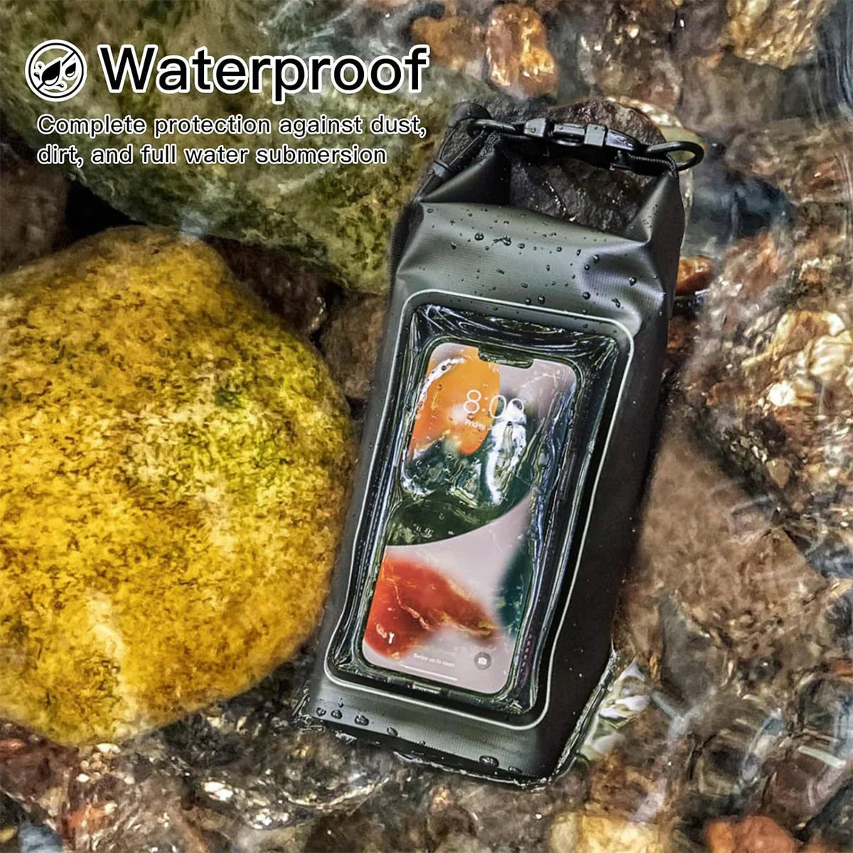 DryGuard | Wasserdichte Tasche | Touchscreen-kompatibel | Kompakt & Robust | Für Outdoor-Abenteuer