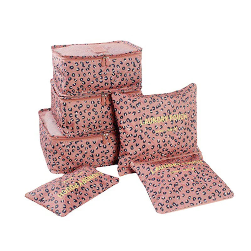 LuggagePro Reise-Organizer-Set | 6-teilig | Kompakt & Strapazierfähig | In 4 Farben