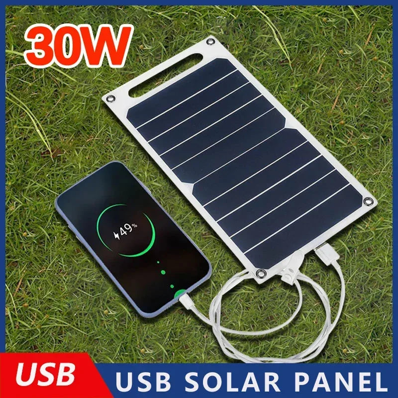 Sunivera Solar Charger | Ultradünn & Leicht | 6W USB Panel | Wetterfest & Tragbar
