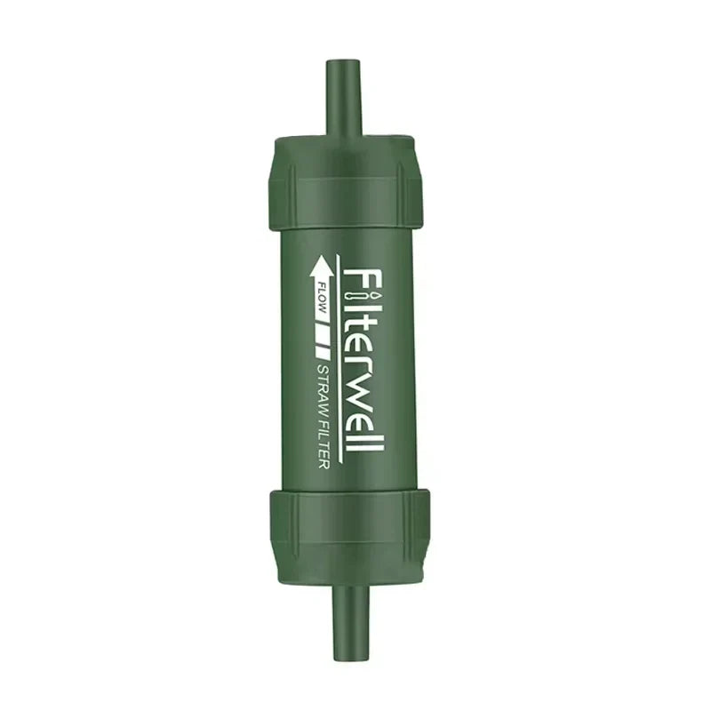PureStream Go | Tragbarer Wasserfilter-Trinkhalm | 0,1 Mikron Filterung | Für Camping, Wandern & Notfälle
