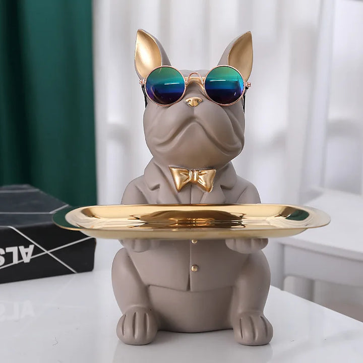Bulldecor | Schlüsselhalter in Bulldoggenform | Robust, dekorativ & vielseitig | Für Flur, Büro, Schlafzimmer & Eingangsbereich