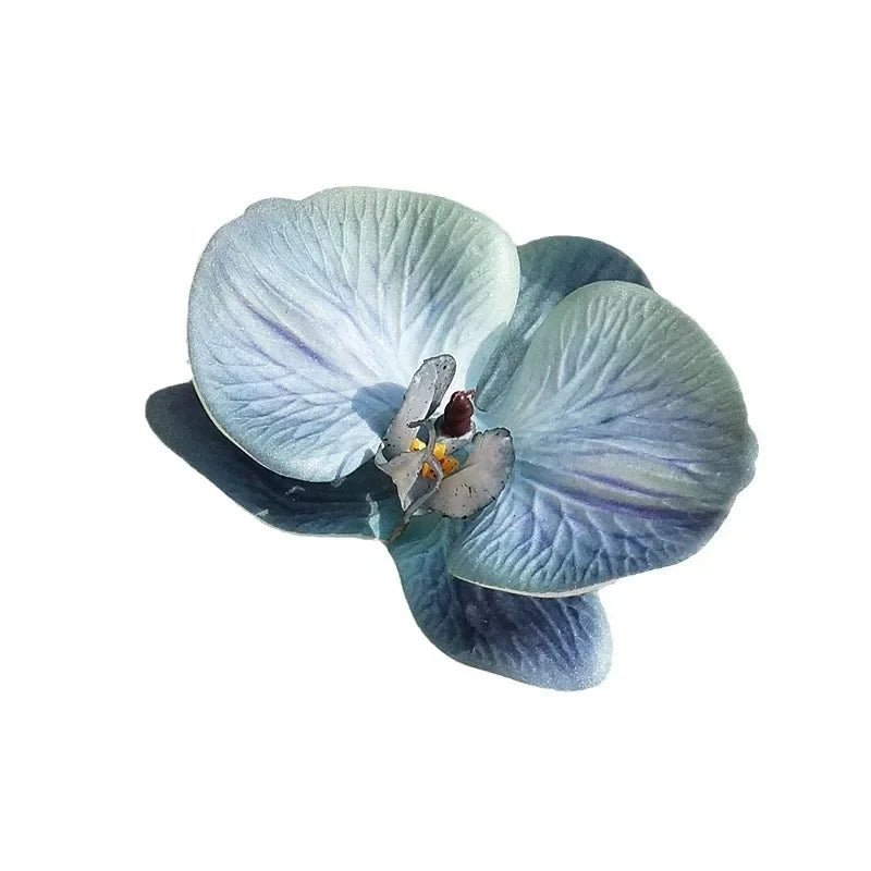 Blossara SilkBloom | Deko-Orchidee Einzelstück | Weiche Blüten in 3D-Optik | Für DIY & Hochzeit | Kein Gießen nötig