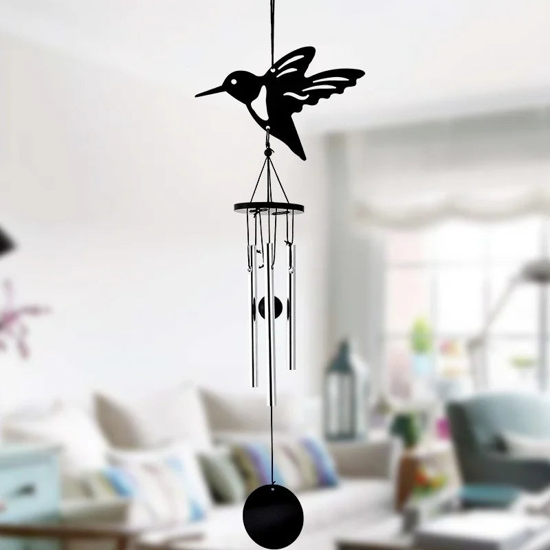 AuraBell Wind Chime | Handgefertigtes Design | Langlebiges Metall | Verschiedene Motive