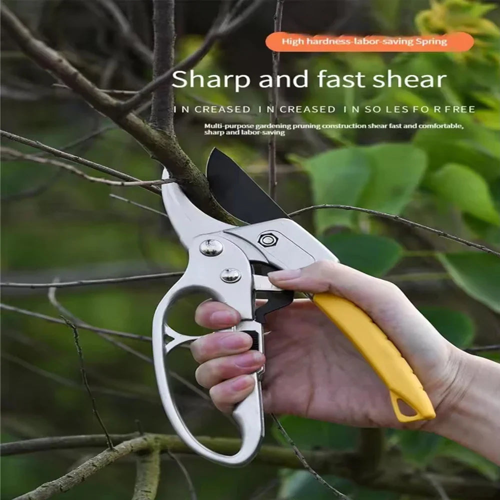 SharpLeaf | Gartenschere SK5 | Ergonomischer Griff | Titanbeschichtete Klinge für präzisen Schnitt