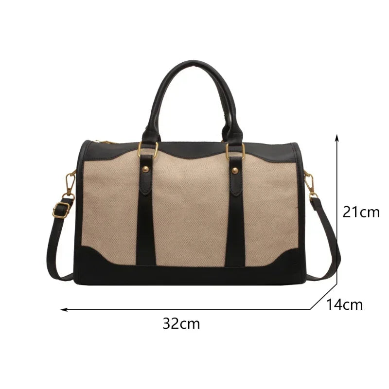 UrbanEdge | Reisetasche & Sporttasche | Canvas & PU-Leder, leicht & robust | Für Alltag, Training & Wochenendausflüge