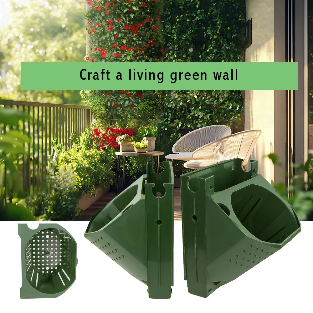 GreenWall Modular Box | Vertikaler Pflanzkasten für kreative Wände | Für Balkon, Garten & Innenräume | Erweiterbar