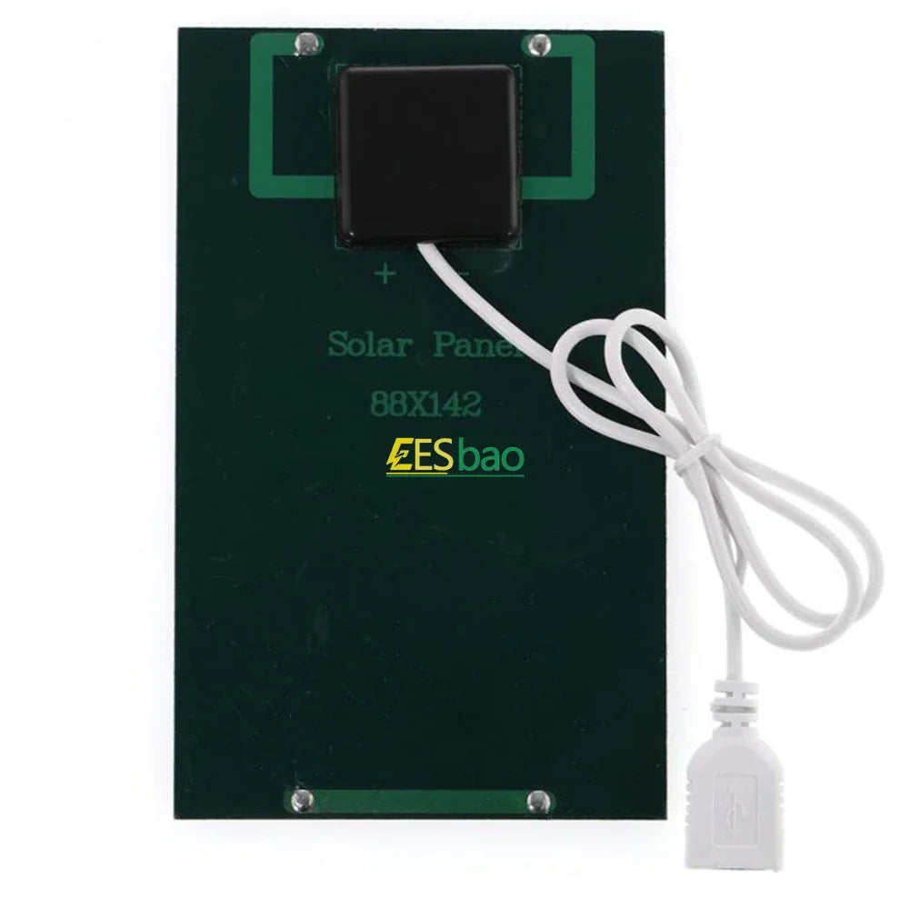 Solariqa | Kompaktes Solarpanel | USB 5V, Wetterfest, Leicht | Für Outdoor, Reisen & Notfälle