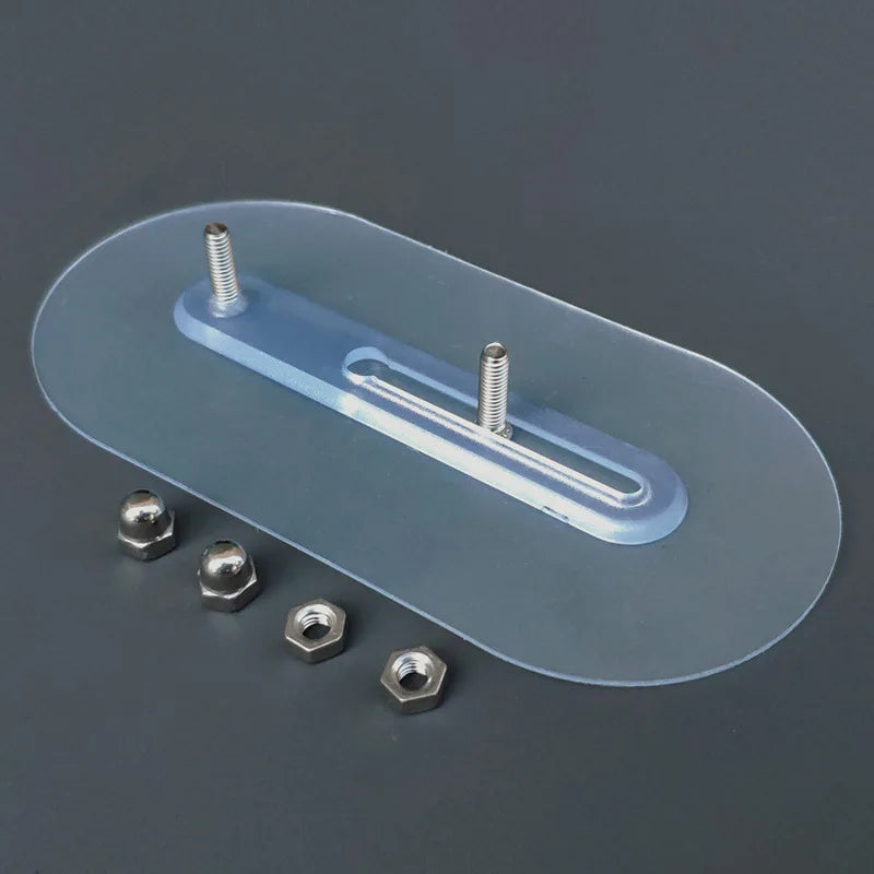 FixPro DuoHook | Transparente Wandhaken | Starke Haftkraft | Doppeldübel-System | 2er-Set