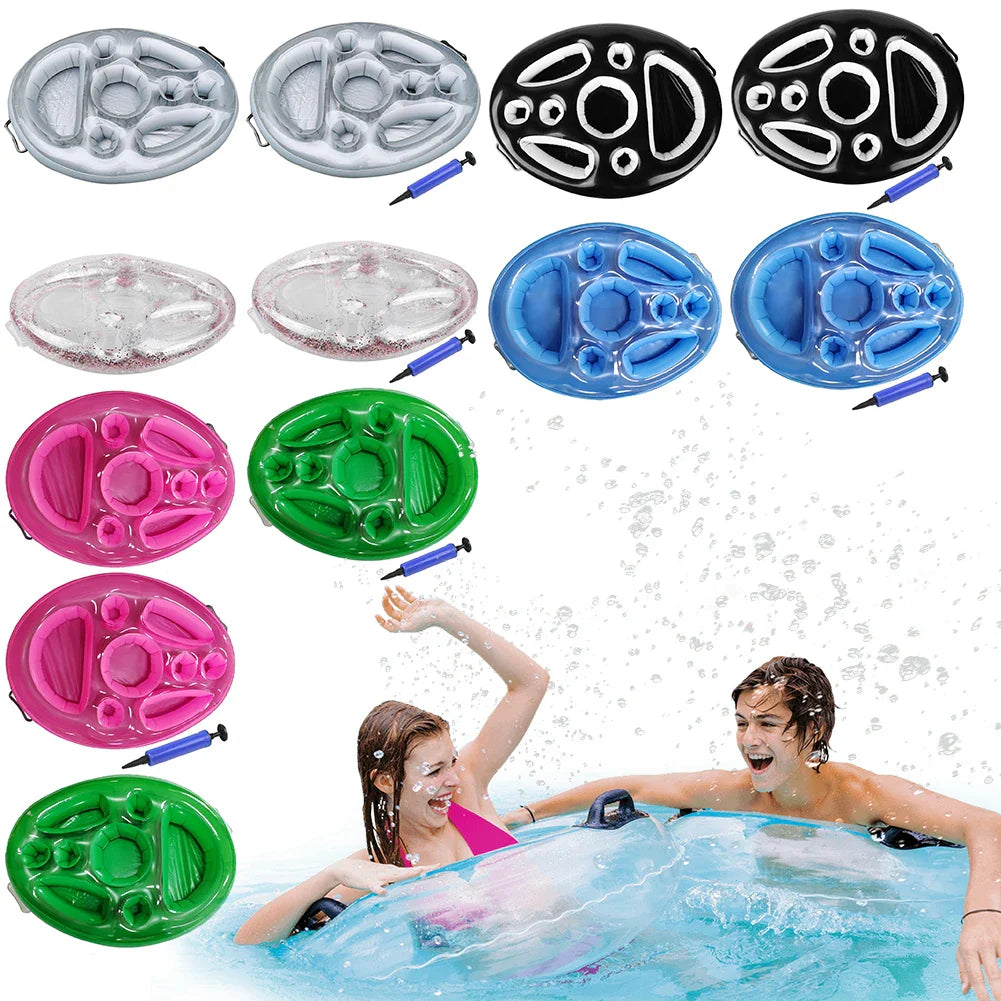 Poolvino Getränkehalter | Aufblasbar & Umweltfreundlich | Anti-Kipp Design | Für Pool & Strand