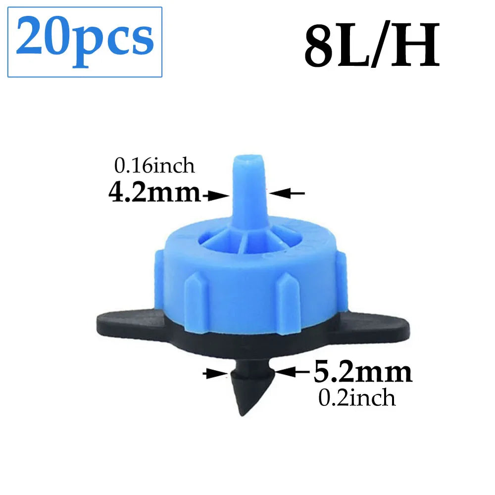 HydroLink SplitConnect | 2-Wege Tropfbewässerungs-Verbinder | Für 3/5 mm Systeme | Druckfest & Vielseitig