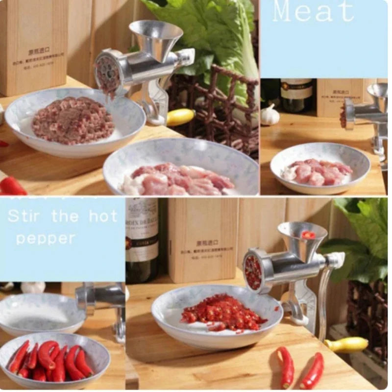 Culinix Fleischwolf | Multifunktional & Leistungsstark | Aluminiumlegierung | Silber