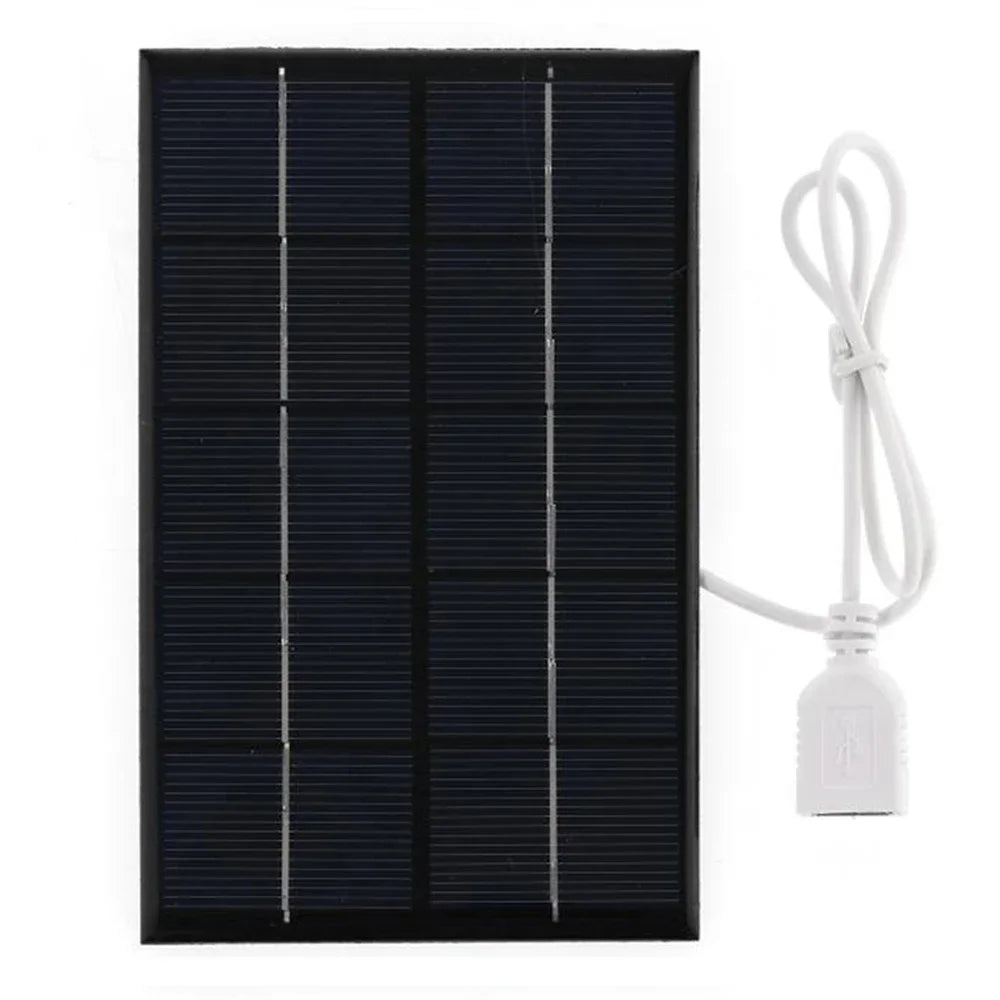 Solariqa | Kompaktes Solarpanel | USB 5V, Wetterfest, Leicht | Für Outdoor, Reisen & Notfälle
