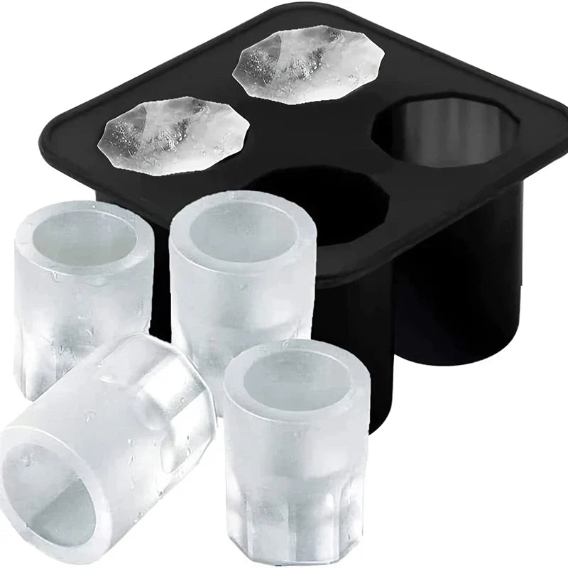ChillShot Eiswürfelform | Schnapsglas-Design | Wiederverwendbar & Umweltfreundlich