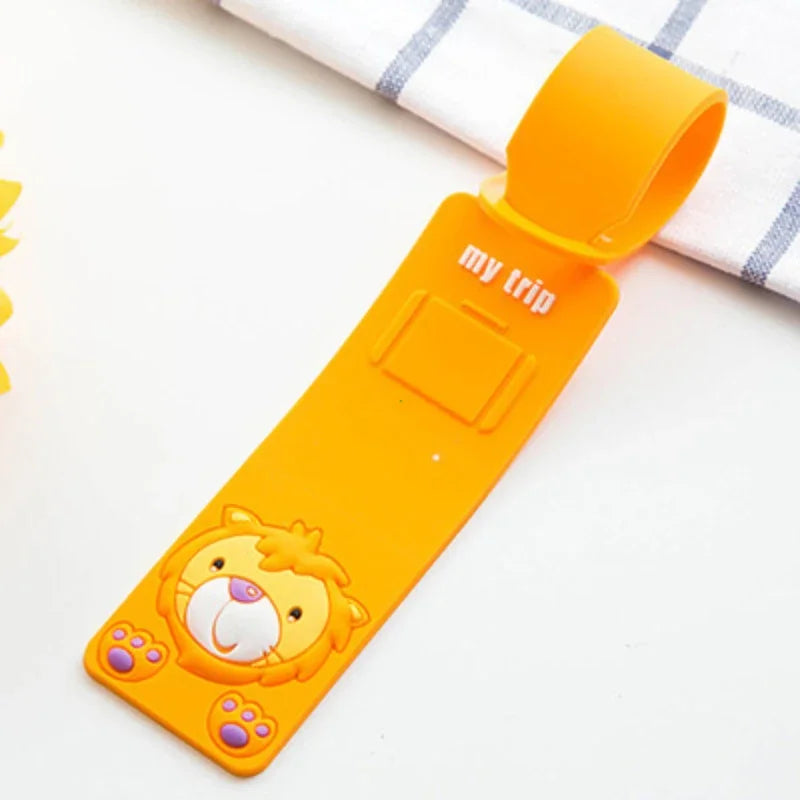 Taggidoo Kofferanhänger | Niedliches Tierdesign | Flexibles Silikon | Für Reisen und Gepäck