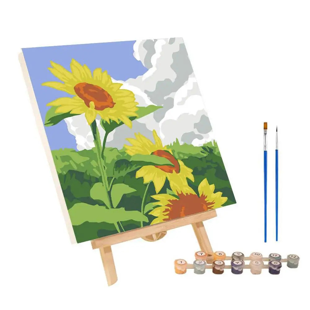 ColorVista | Malset Nach Zahlen | Entspannendes DIY-Kunstwerk | Mit Rahmen