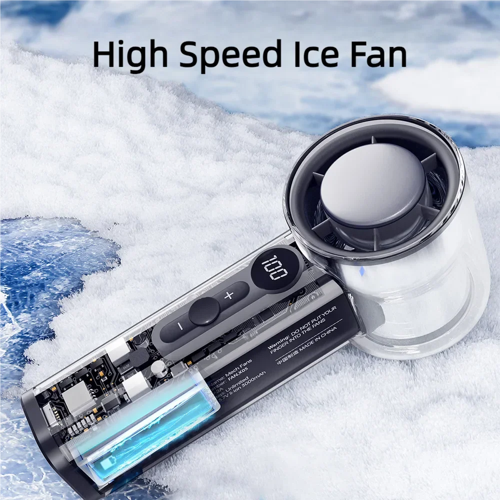 BreezeVibe | Mini USB Ventilator | Halbleiter-Kühlung | Stufenlose Windkontrolle | Kompakt & Mobil