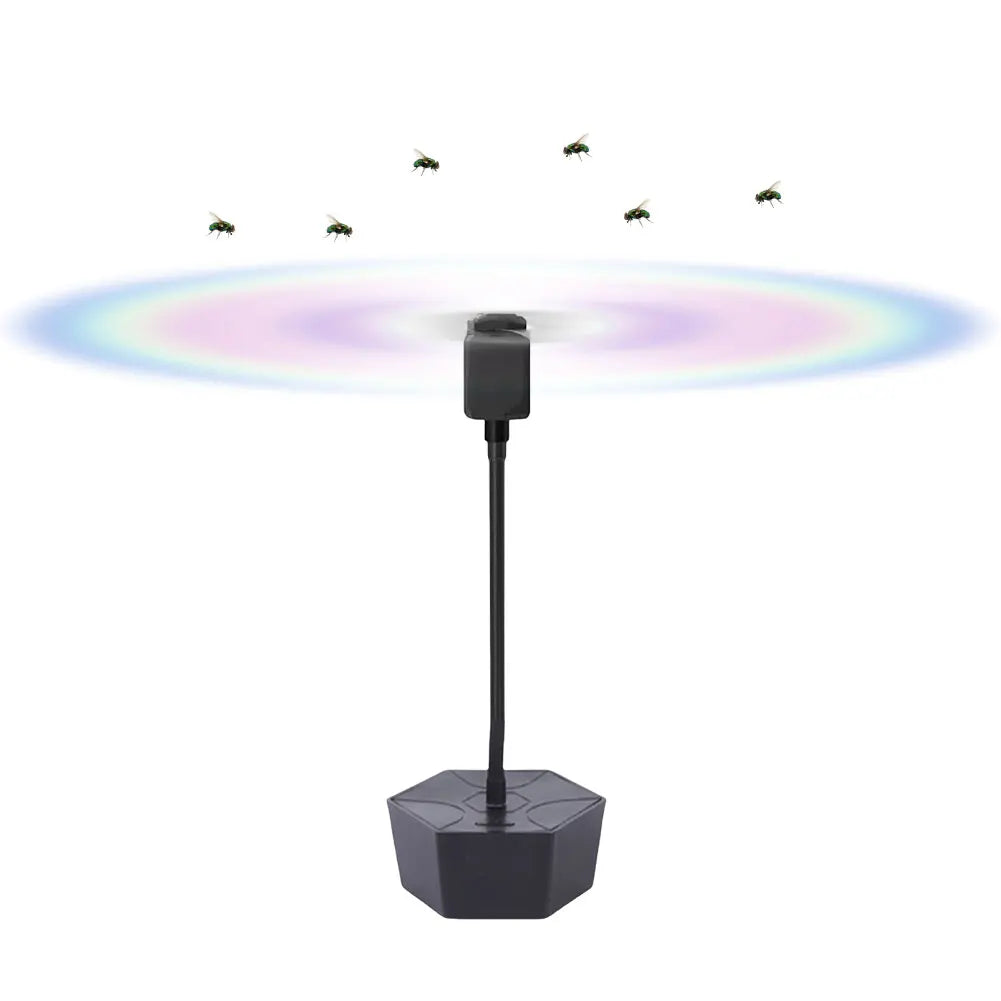 InsectAway | Fliegenabwehr-Ventilator | USB & Batterie Betrieb | Tragbar & Sicher