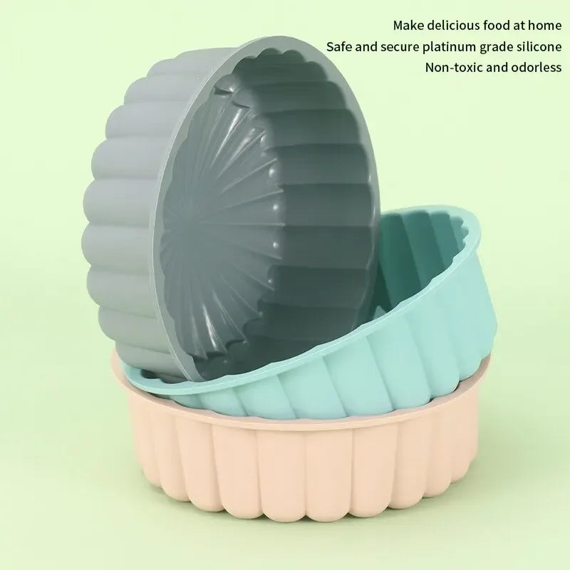 CakeCraft | Silikon-Backform Rund | Hitzebeständig | Antihaft | 20 cm