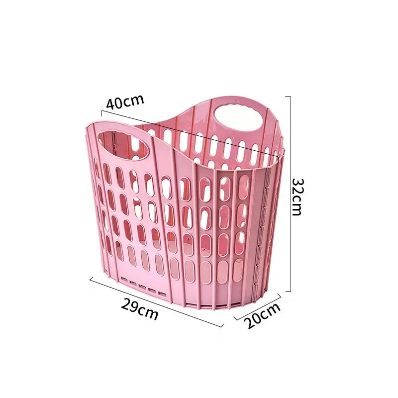 FlexiBasket Wäschekorb | Faltbar & Platzsparend | Robustes PP-Material | In 4 Farben