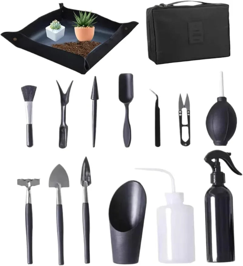 PlantCare Pro | Mini-Gartenwerkzeug Set | Für Sukkulenten & Bonsai