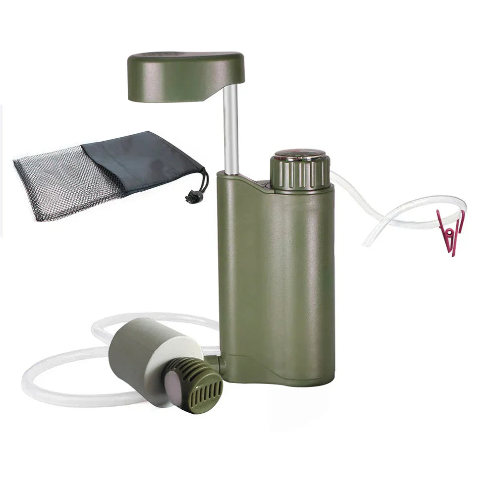 AquaTrail Pro | Outdoor Wasserfilter | 99,99 % Bakterienfrei | 5000 L Kapazität